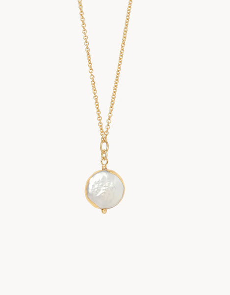 Silver Sea La Vie Necklace Faith/Pearl Cross - Spartina main image 1