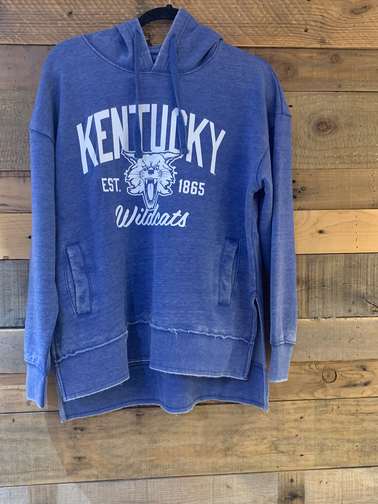 Kentucky Wildcats Hooded Sweatshirt in Royal-Royce-The Bugs Ear