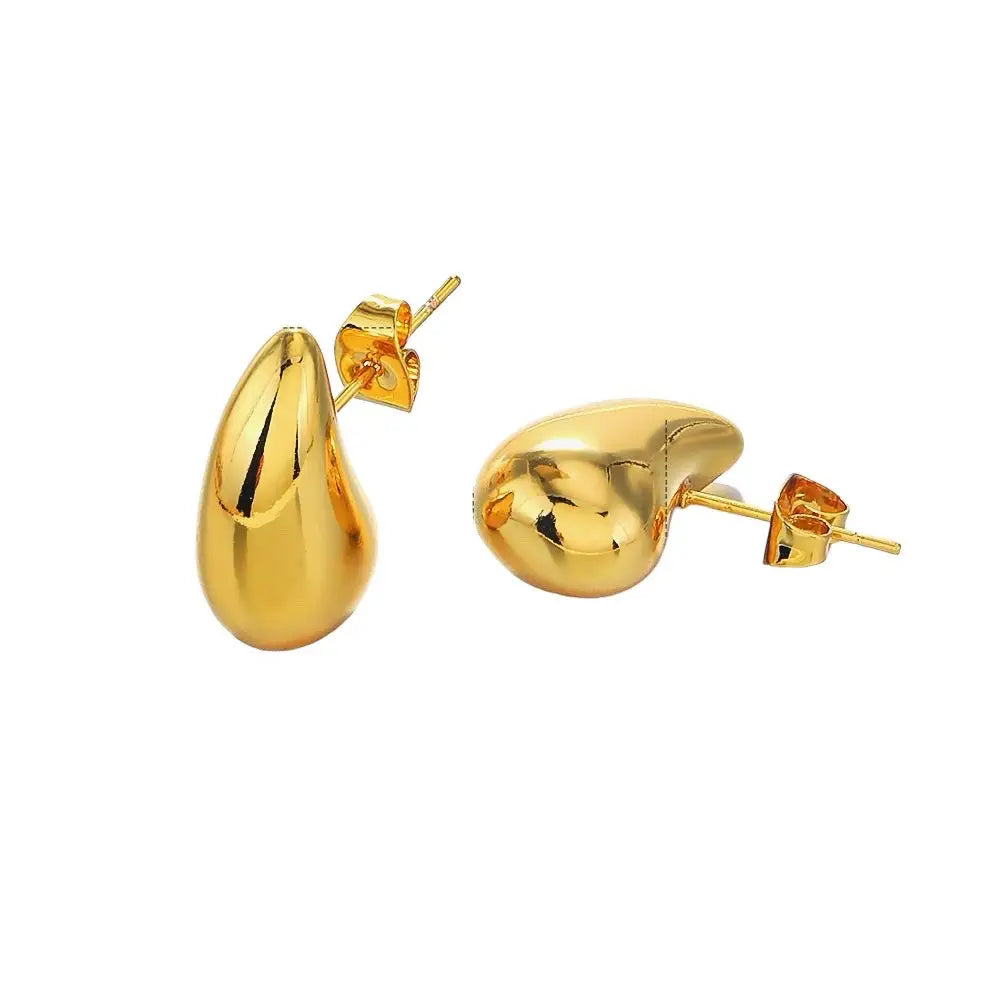 Mini Teardrop Earrings in Gold-3 Souls-The Bugs Ear