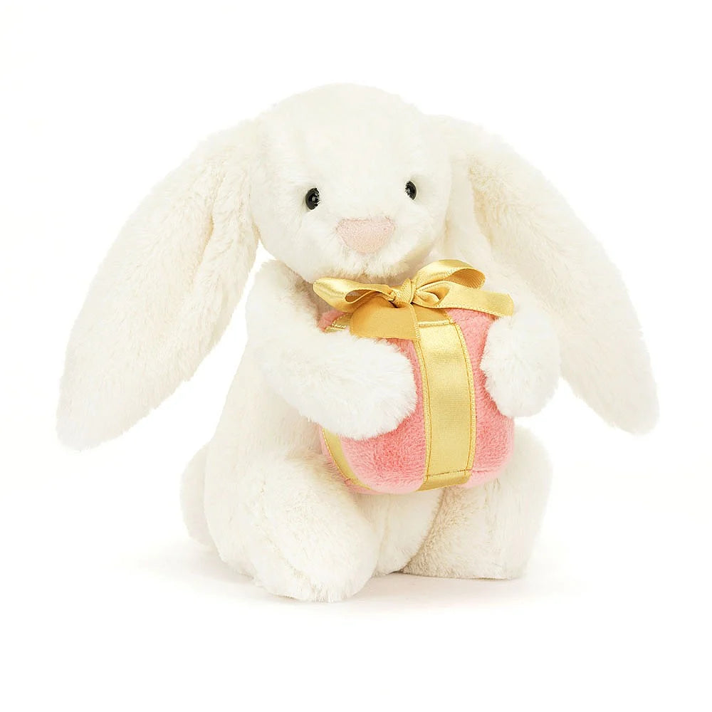 Jellycat Bashful Bunny With Present-Jellycat-The Bugs Ear