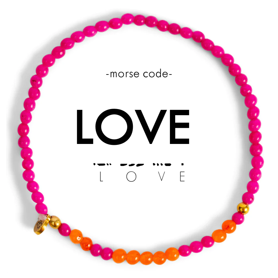 Morse Code Bracelet for LOVE-Ethicgoods-The Bugs Ear