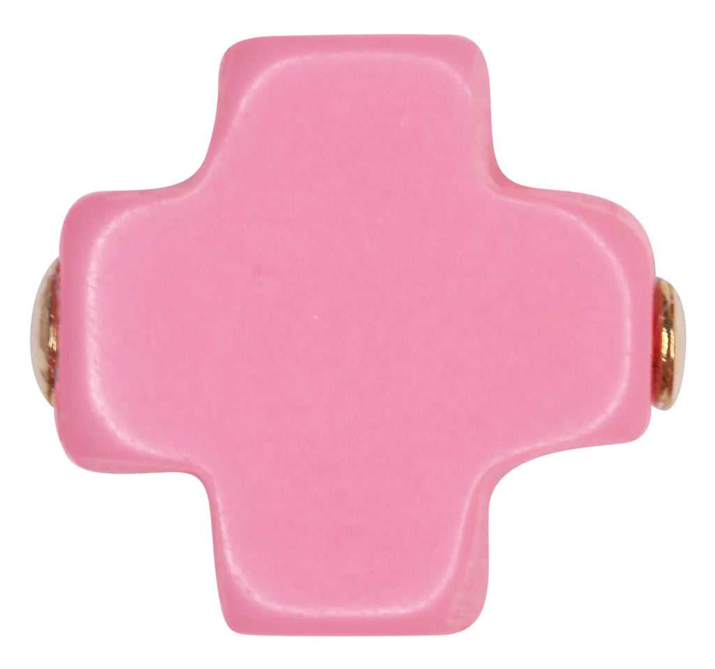 Enewton Egirl Signature Cross Bracelet Gold in Bright Pink-Enewton-The Bugs Ear