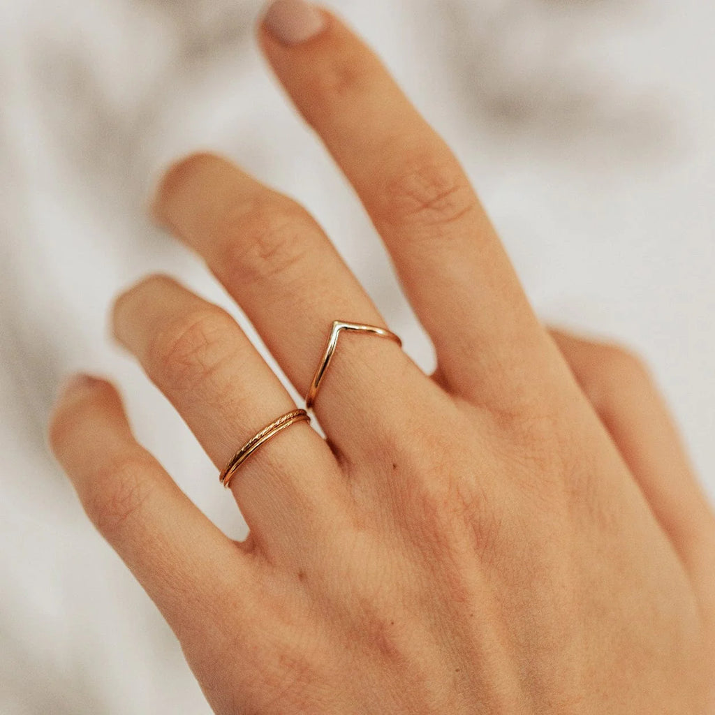 Peak Ring in Silver-Made By Mary-The Bugs Ear