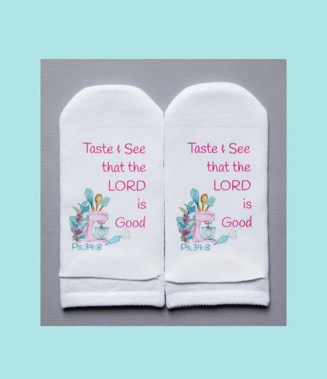 Standing on the Word Socks Psalms 34:8-Standing on the Word Socks-The Bugs Ear