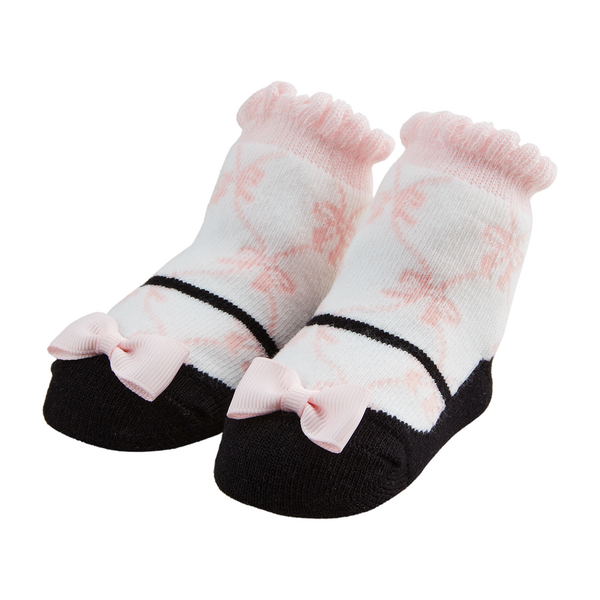 Pink Bow Socks Mud PIe-Mud pie-The Bugs Ear