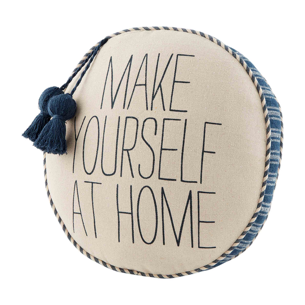 Make Yourself At Home Pillow Mud Pie-Mud pie-The Bugs Ear