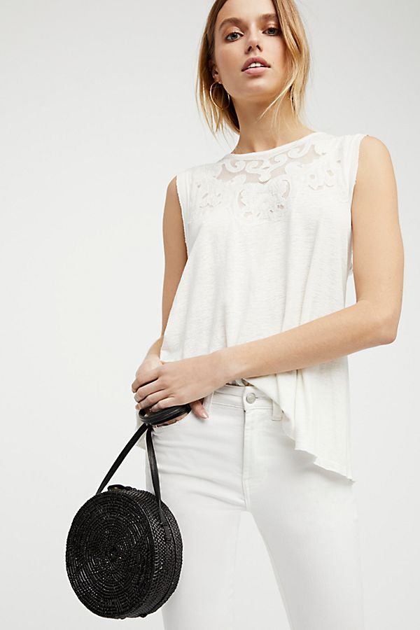 Free People Ivory Meant To Be Tee-Free People-The Bugs Ear
