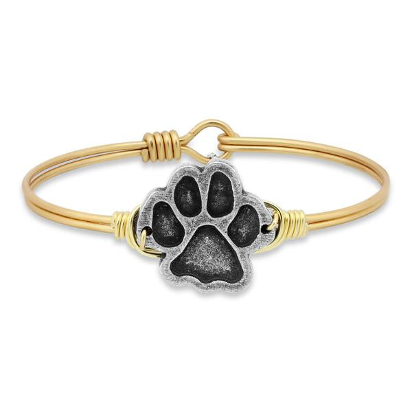 Luca and Danni Paw Print Brass-Luca + Danni-The Bugs Ear