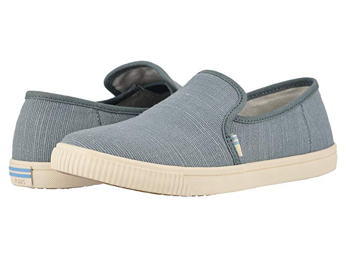 Toms Clemente Pebble Grey Heritage Canvas-Toms-The Bugs Ear
