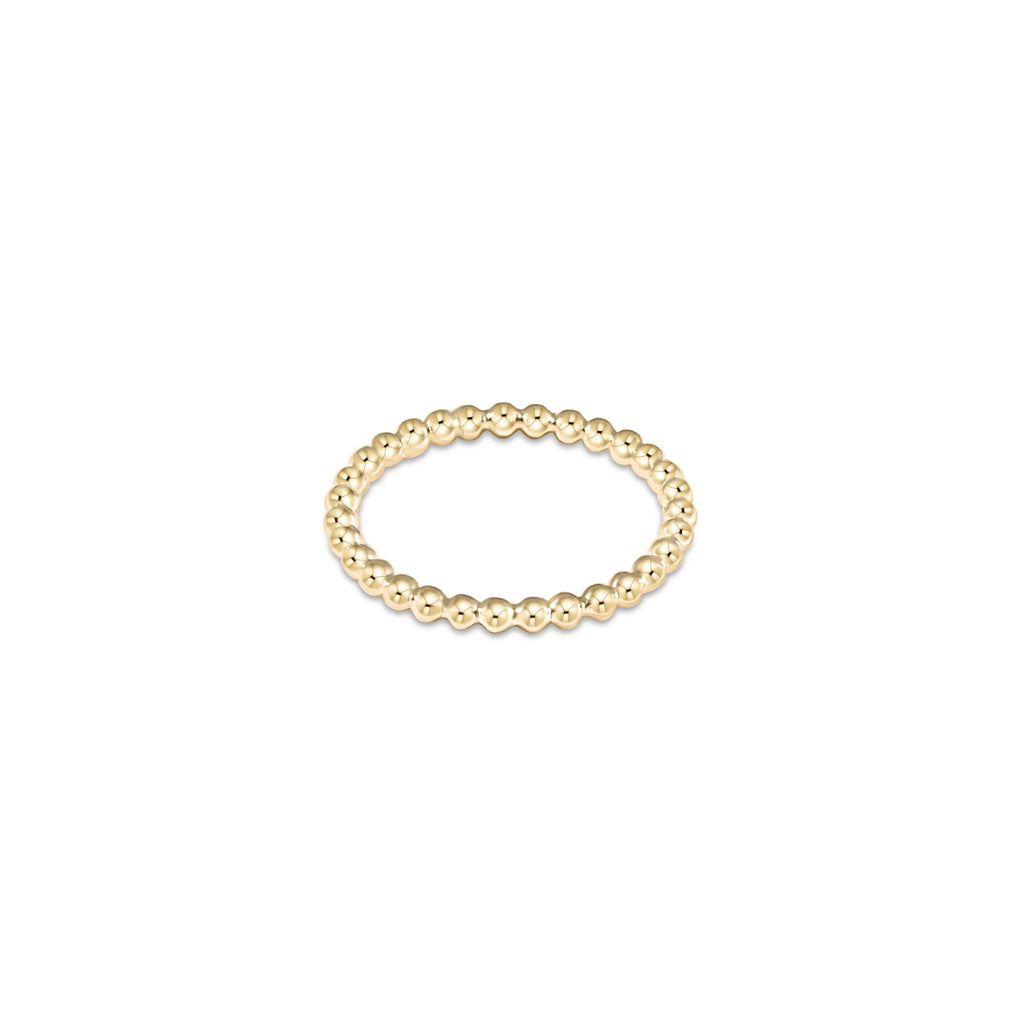 Enewton Classic Gold Bead 2mm Ring Assorted Sizes-Enewton-The Bugs Ear
