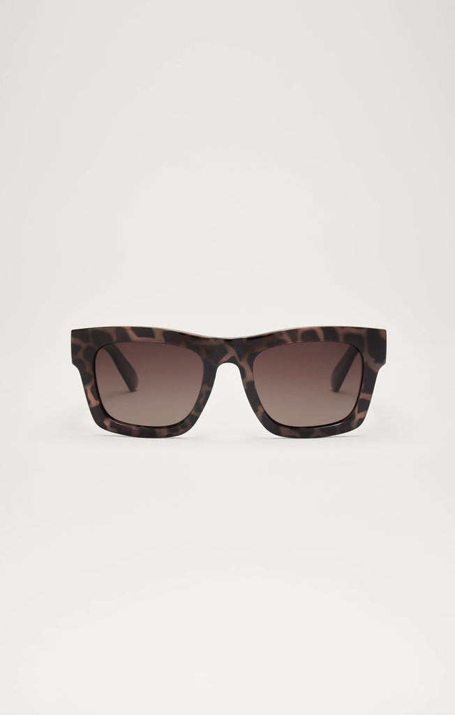Z Supply Sunglasses Laylow White Leopard Gradient-Z Supply-The Bugs Ear