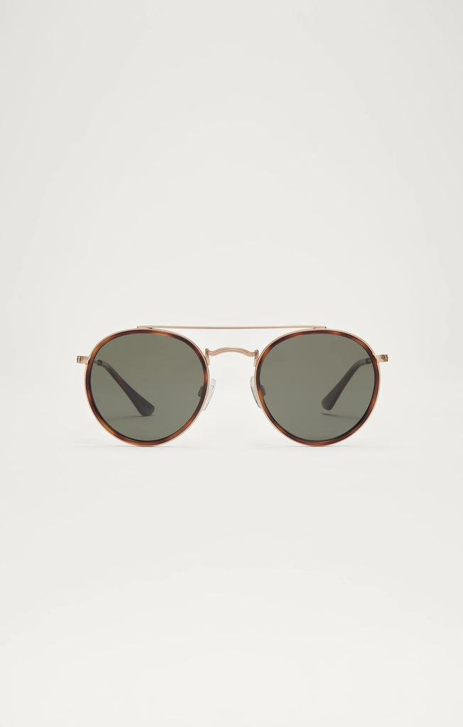 Z Supply Sunglasses Traveller Brown Tortoise Grey-Z Supply-The Bugs Ear