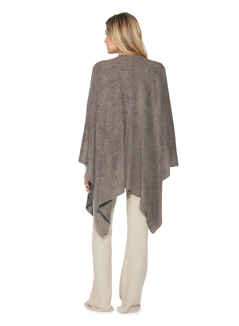 Barefoot Dreams Cozy Chic Weekend Wrap in Cocoa-Barefoot Dreams-The Bugs Ear