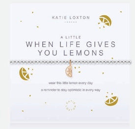 Katie Loxton A Little When Life Gives You Lemons bracelet-Katie Loxton-The Bugs Ear