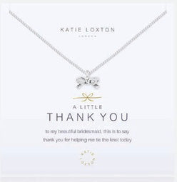 Katie Loxton A Little Thank you Bridesmaid necklace-Katie Loxton-The Bugs Ear