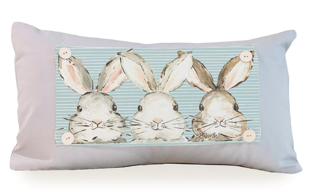 Bunny Brothers Lumbar Pillow Swap-LuckyBird-The Bugs Ear