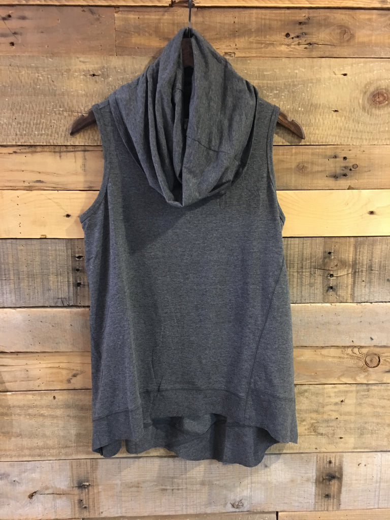 Articles of Society Trixie Sleeveless Cowl Neck Top in Charcoal-Articles of Society-The Bugs Ear