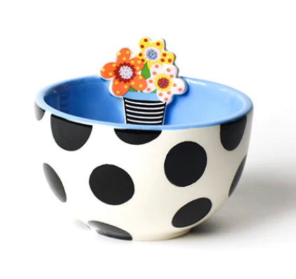 Happy Everything Flowers Embellishment Bowl-Happy Everything-The Bugs Ear