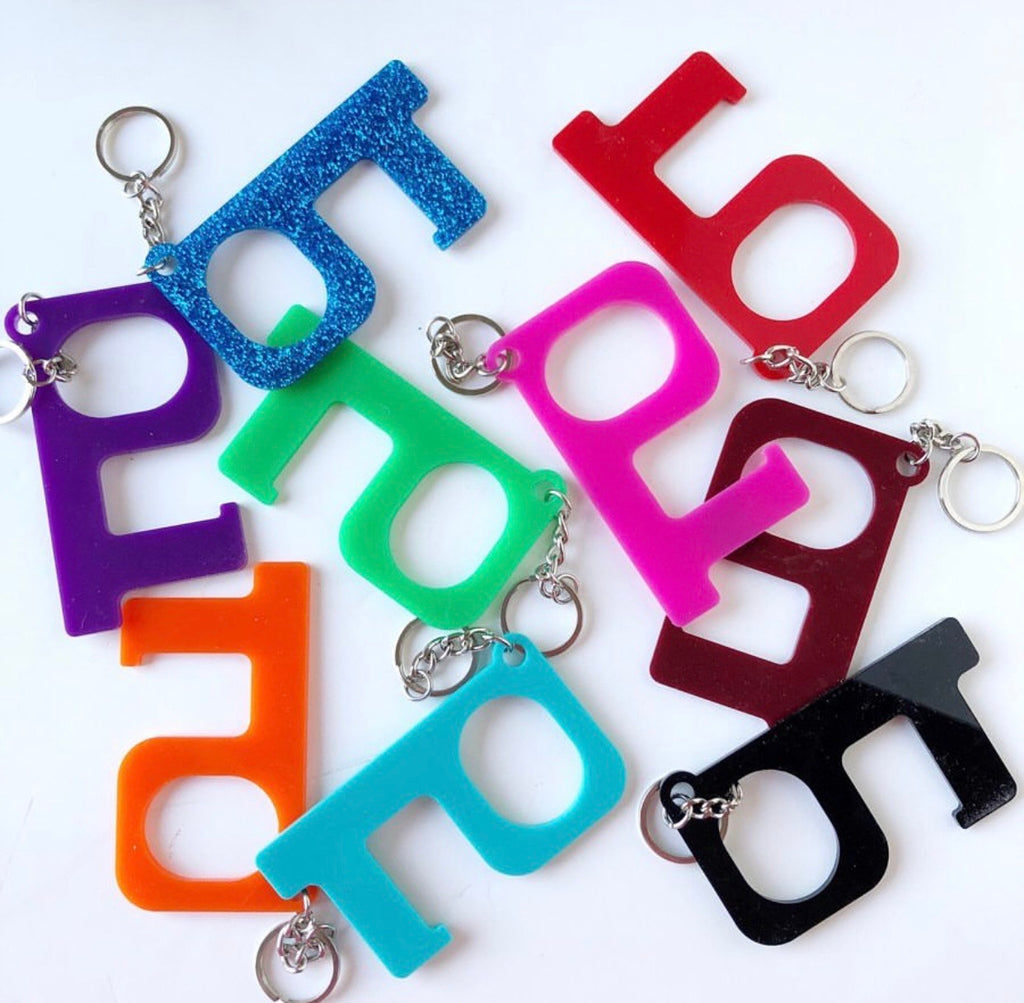Touch Free Keychain MULTIPLE COLORS-The Bug's Ear-The Bugs Ear