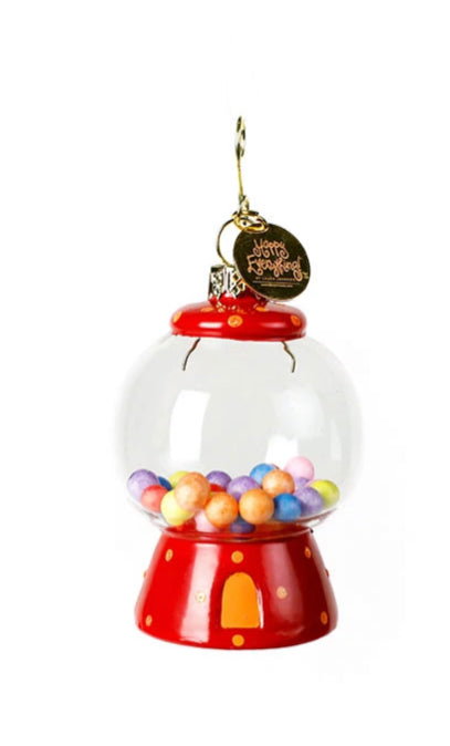 Happy Everything Bubble Gum Jar Ornament-Coton Colors-The Bugs Ear