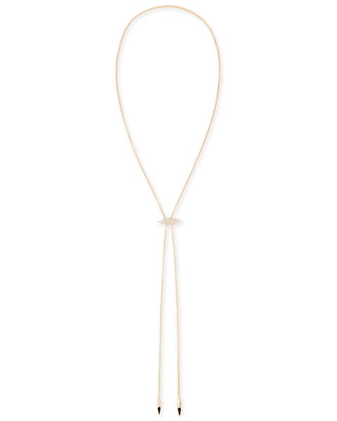 Kendra Scott Shea Lariat Necklace in Gold – The Bugs Ear