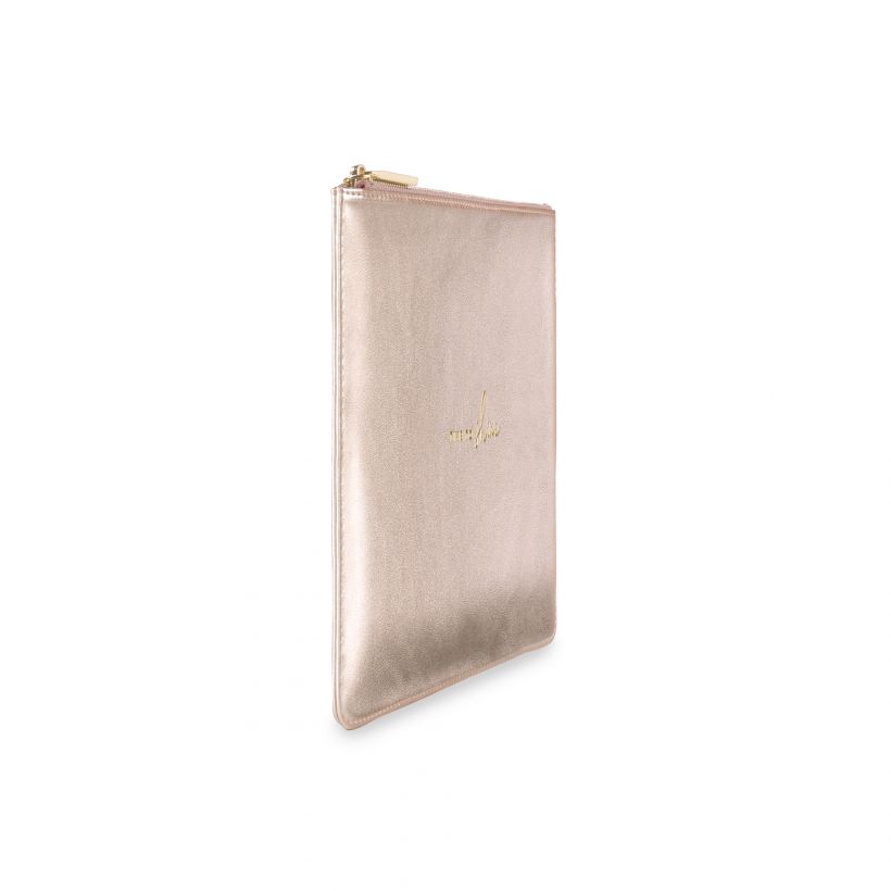 Katie Loxton Perfect Pouch Time to Shine Rose Gold-Katie Loxton-The Bugs Ear