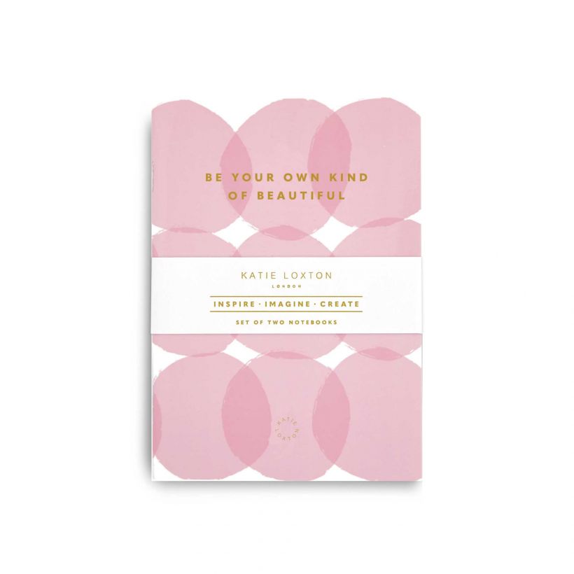 Katie Loxton Duo Pack Notebooks Be Your Own Kind of Beautiful, Inspire Imagine Create-Katie Loxton-The Bugs Ear