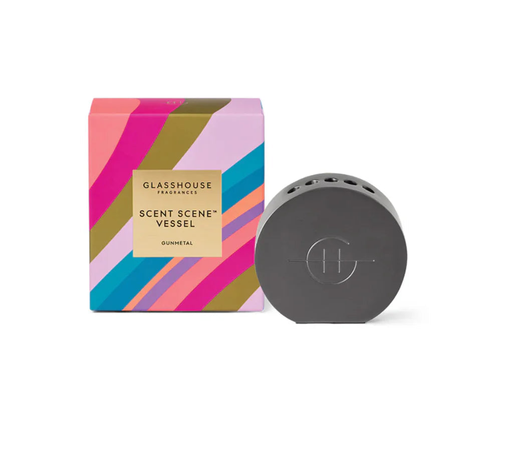 Scent Scene Tone Metal Vessel Glasshouse in Black-Glasshouse-The Bugs Ear