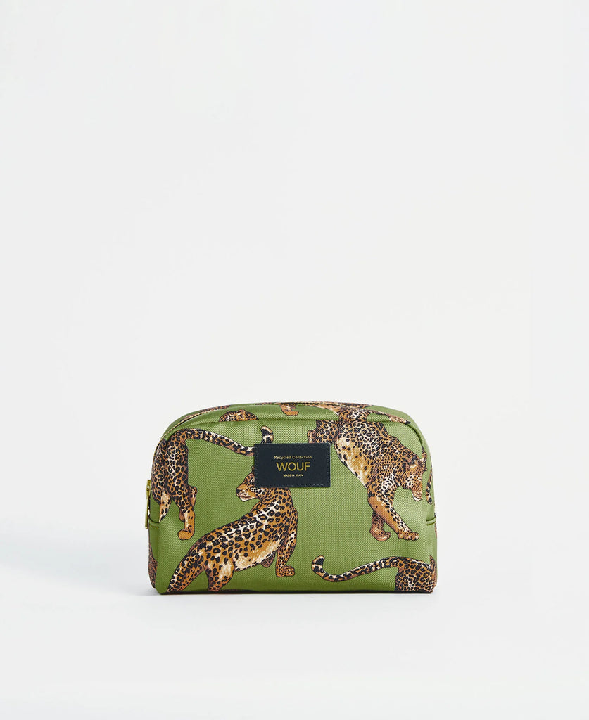 Olive Leopard Toiletry Bag-Wouf-The Bugs Ear