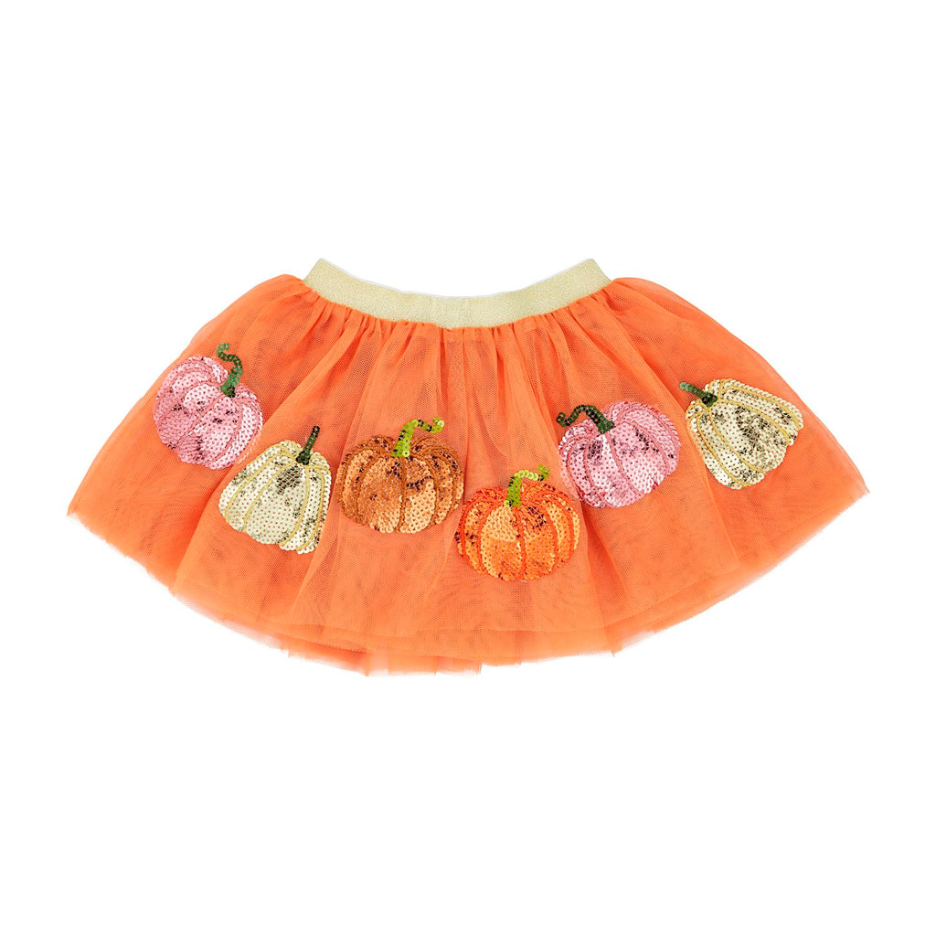 Pumpkin Patch Sequin Tutu Mud Pie-Mud pie-The Bugs Ear