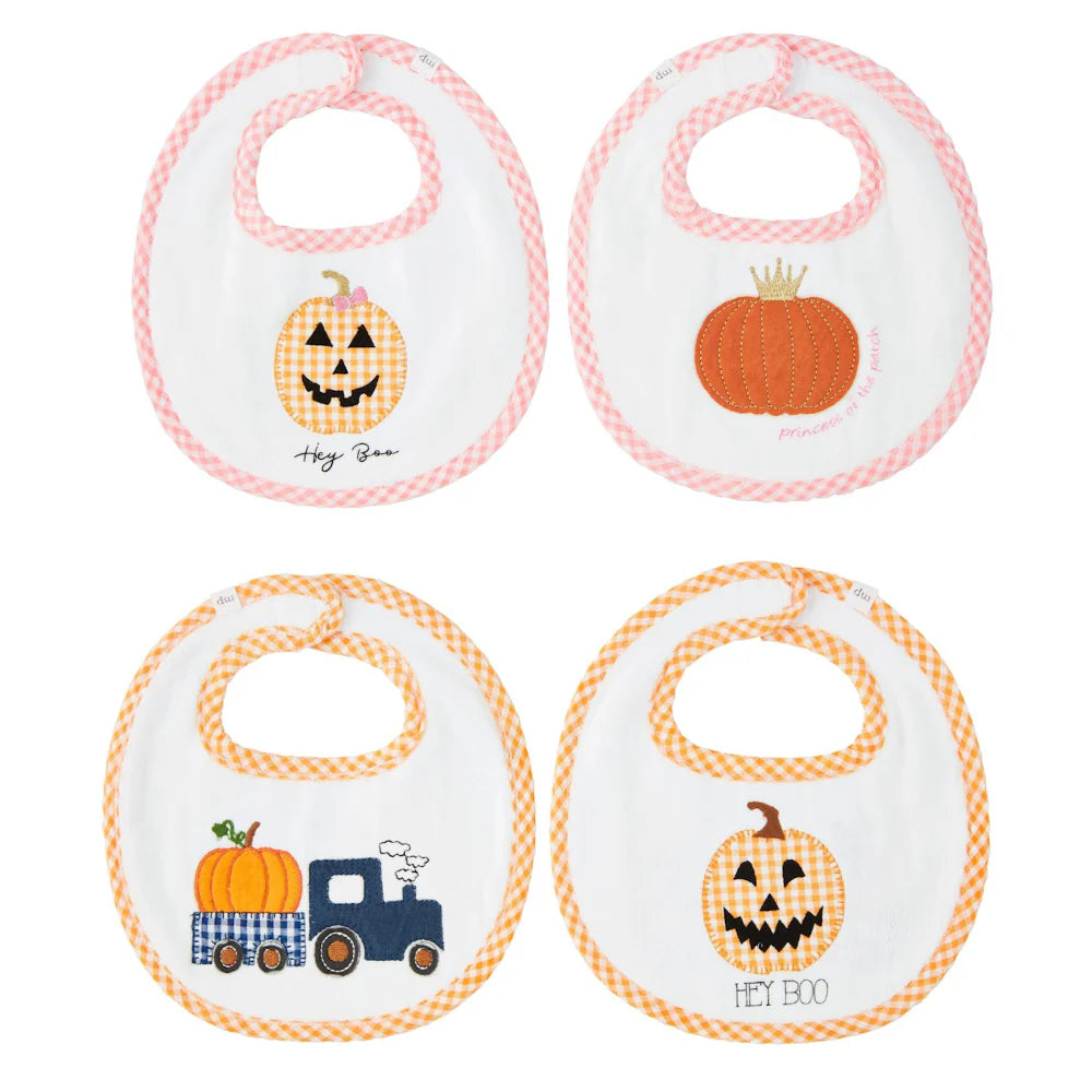 Mud Pie Reversible Pumpkin Bib-Mud pie-The Bugs Ear