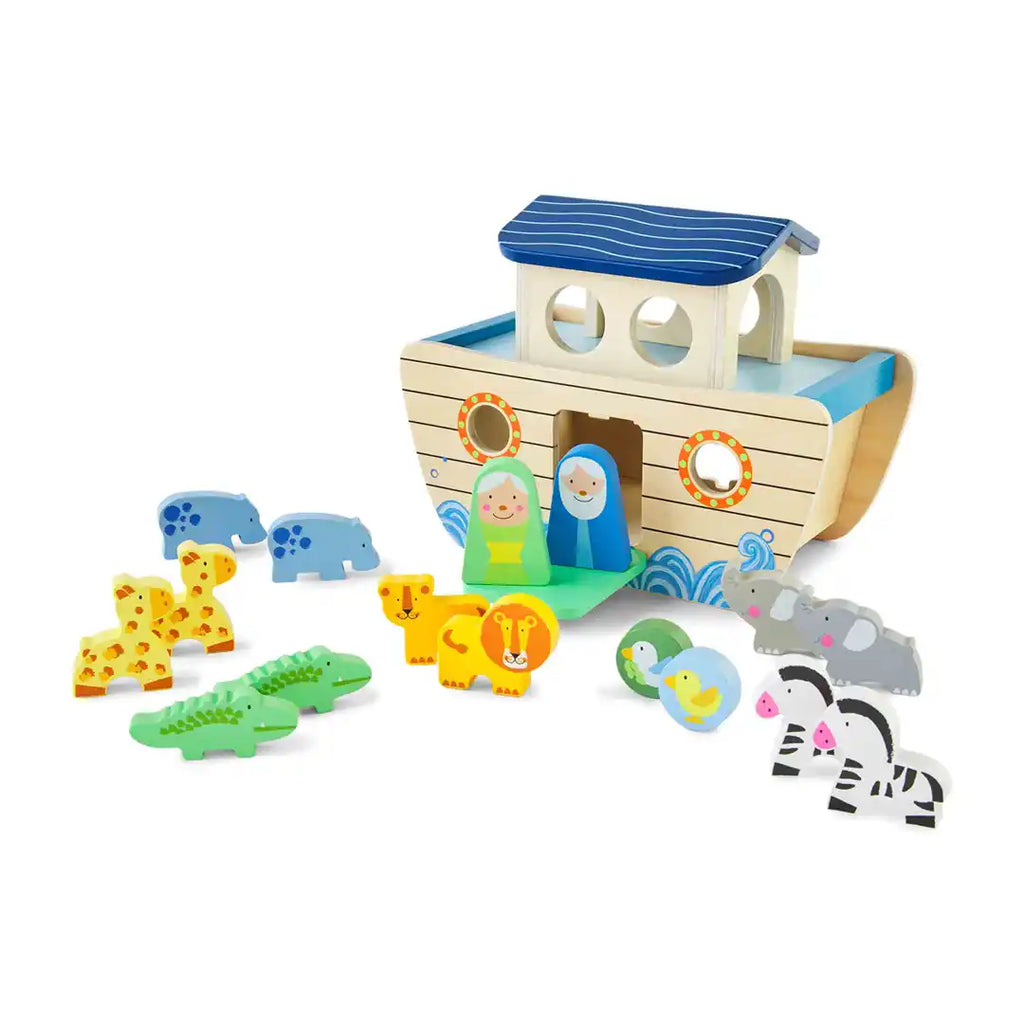 Noah's Ark Shape Sorter Set Mud Pie-Mud pie-The Bugs Ear