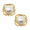 Susan Shaw Pearl Scroll Studs-Susan Shaw-The Bugs Ear