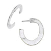 Susan Shaw Silver Hammered Hoops-Susan Shaw-The Bugs Ear