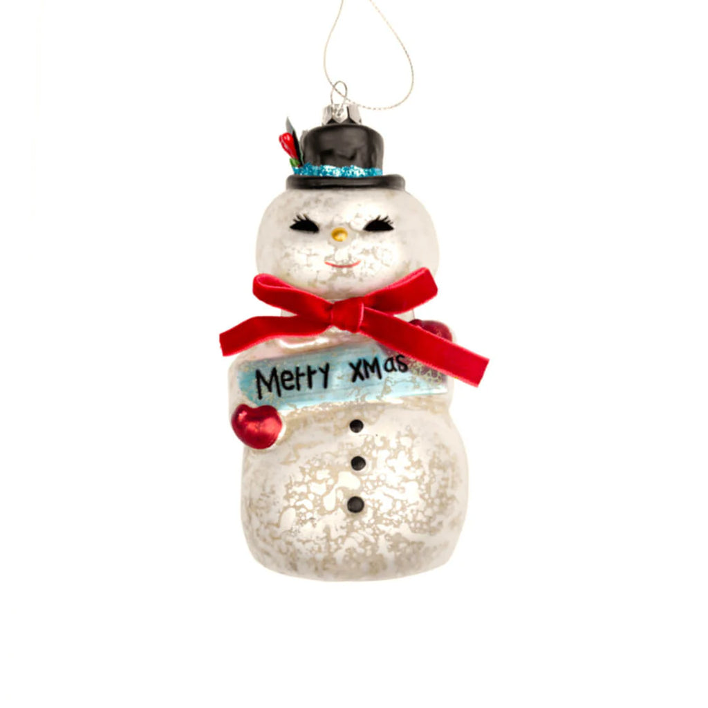 Retro Snowman Ornament-One Hundred 80-The Bugs Ear