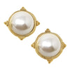 Susan Shaw Pearl Cab Studs