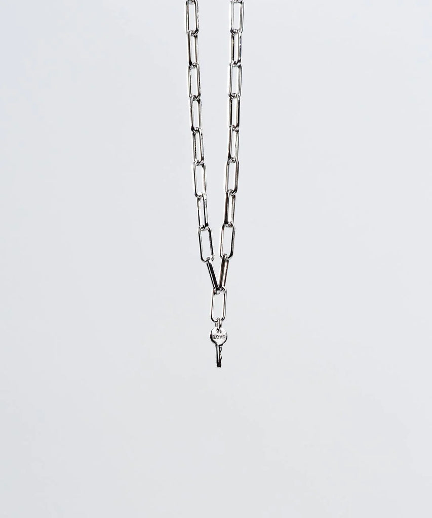 The Giving Key Brooklyn Mini Key Necklace in Silver-The Giving Keys-The Bugs Ear