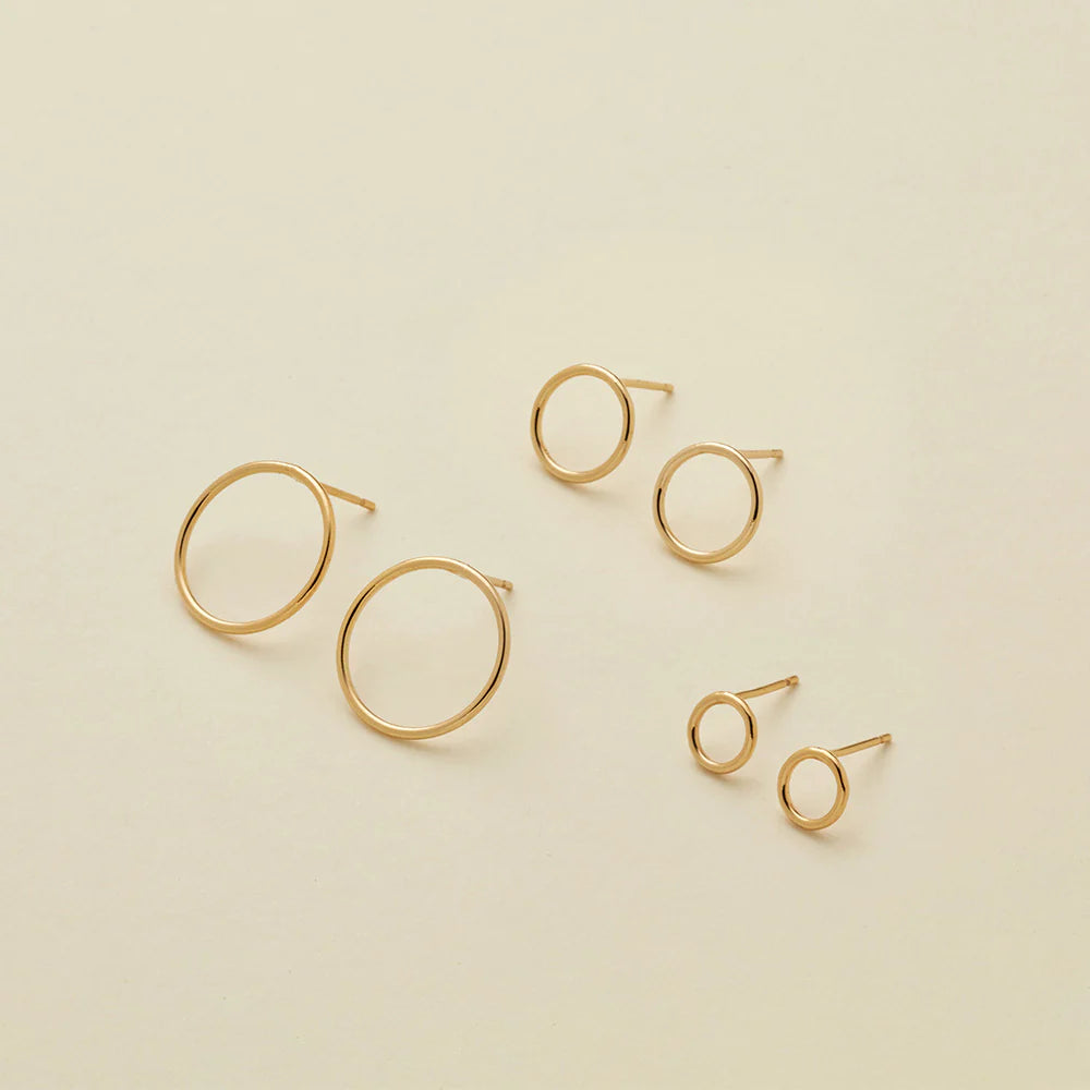 Circlet Earrings in Gold-Made By Mary-The Bugs Ear