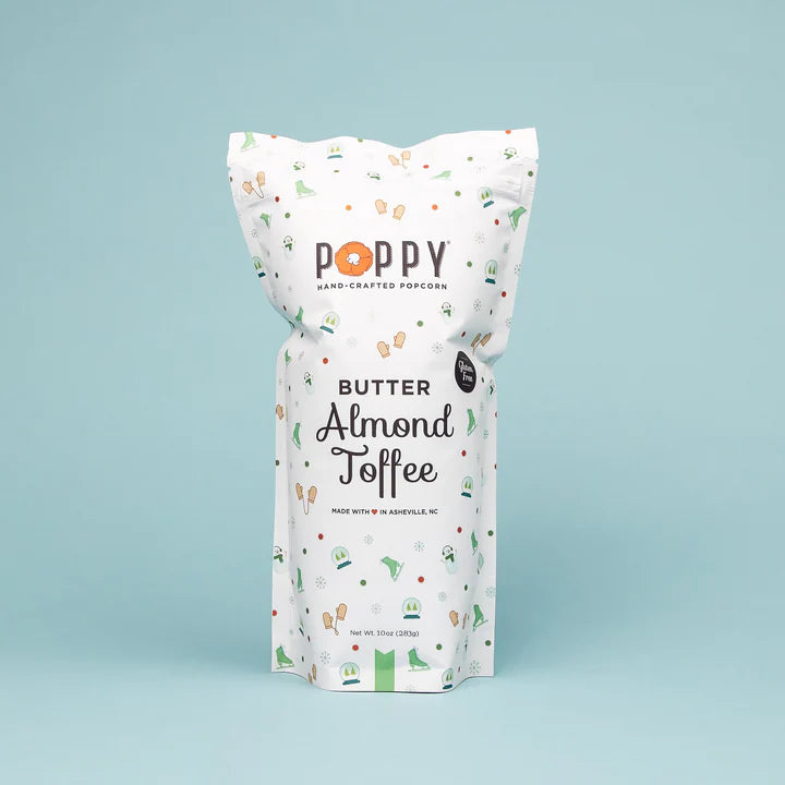 Poppy Popcorn Butter Almond Toffee popcorn Market Bag-Poppy Popcorn-The Bugs Ear