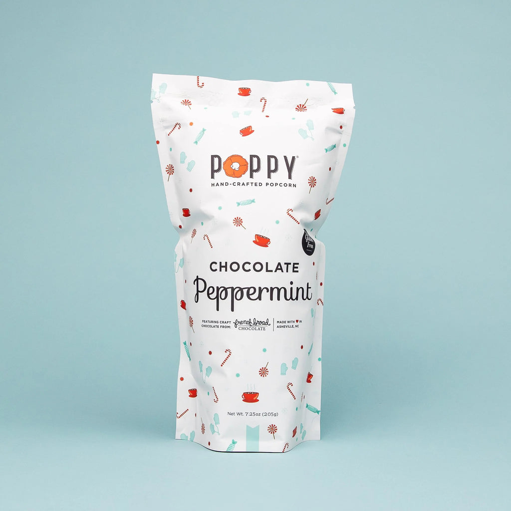 Poppy Popcorn Chocolate Peppermint Market Bag-Poppy Popcorn-The Bugs Ear