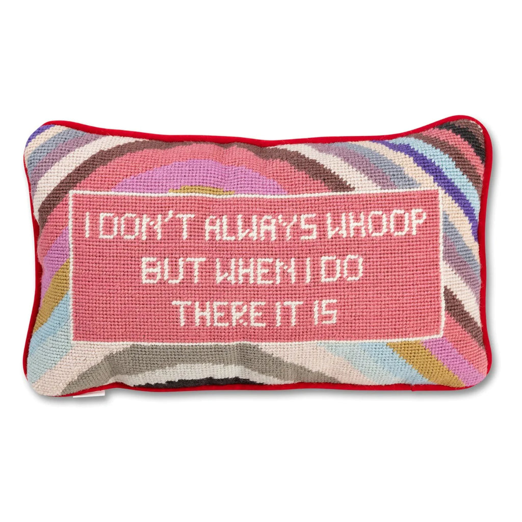 Furbish Whoop There It Is Needlepoint Pillow-Furbish-The Bugs Ear