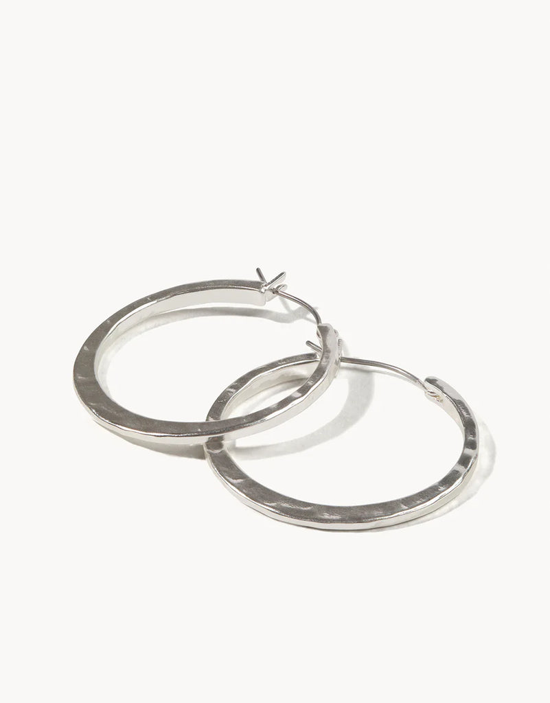 Spartina Textured Hoop Earrings-Spartina-The Bugs Ear