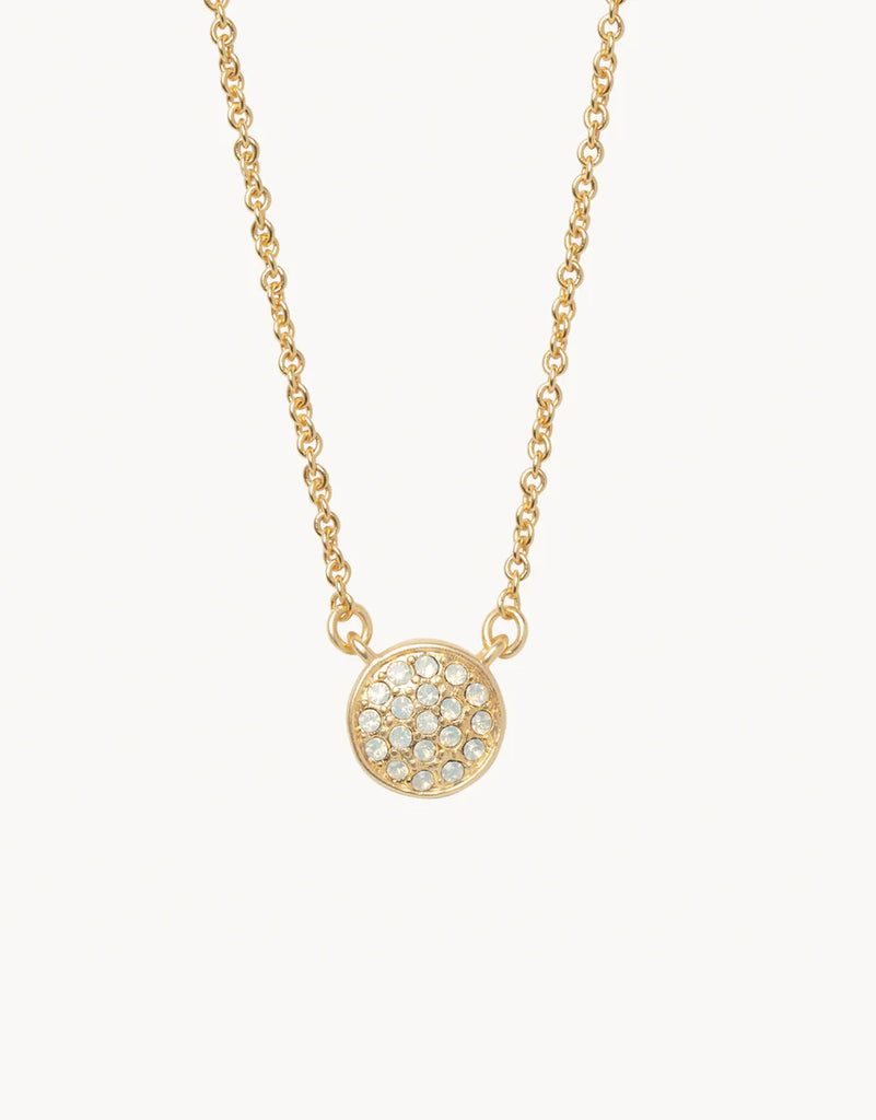 Spartina Sea La Vie Necklace Stronger/Pave Disk-Spartina-The Bugs Ear