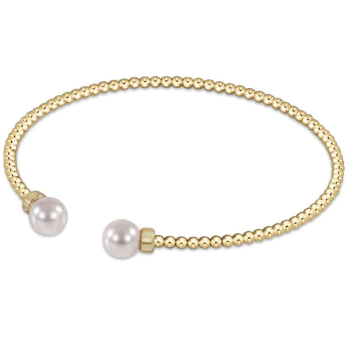 Enewton Classic Gold 2mm Bead Cuff Pearl-Enewton-The Bugs Ear