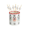 Nutcracker Toothpick Caddy Set