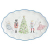 Nutcracker Blue Scallop Platter