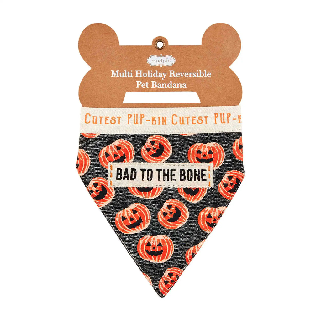 Reversible Holiday Dog Bandana Mud Pie-Mud pie-The Bugs Ear