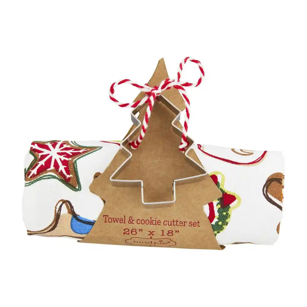 Towel and Cookie Cutter Set Mud Pie-Mud pie-The Bugs Ear