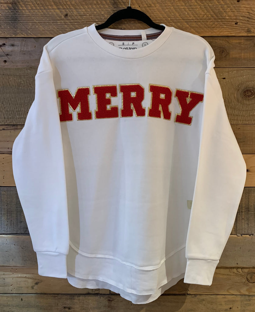 Merry Cozy Sweatshirts Red or White-Royce-The Bugs Ear