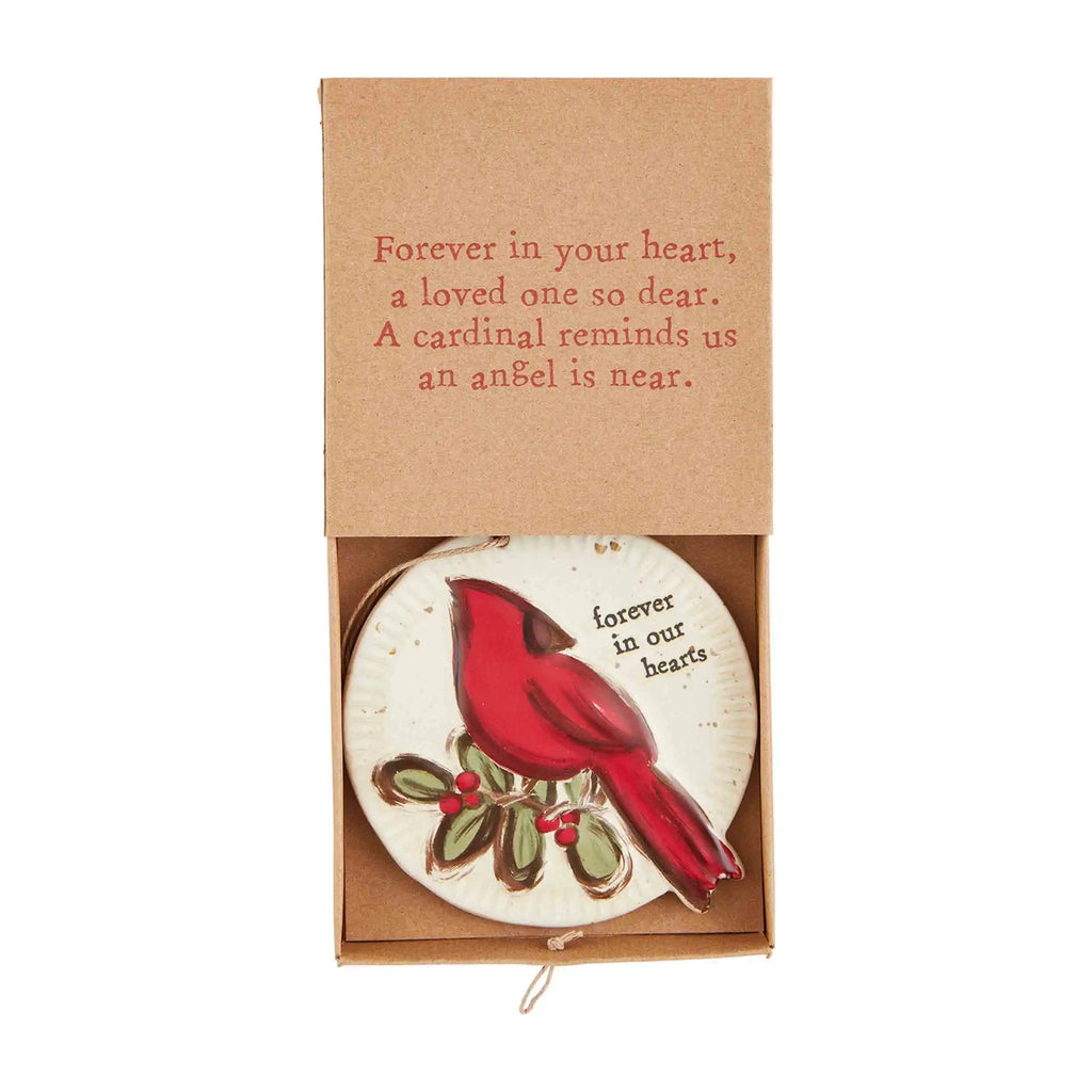 Boxed Cardinal Ornament Mud Pie-Mud pie-The Bugs Ear